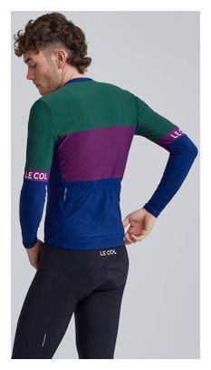 Maglia a manica lunga Le Col Sport Tricolour Blue/Purple