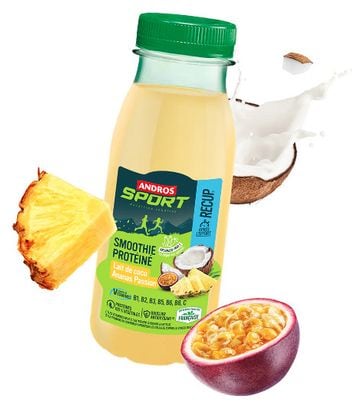Andros Sport Récup Frullato proteico latte di cocco/fragola/banana 330ml