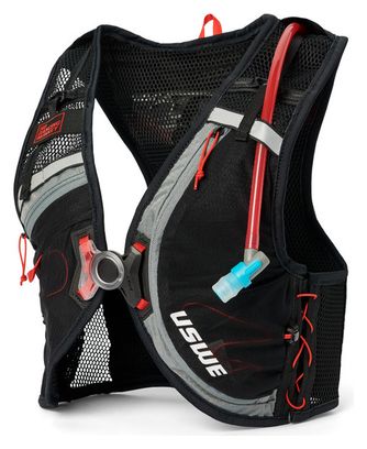 Uswe Rush 8L Hydration Vest, Black/Gray