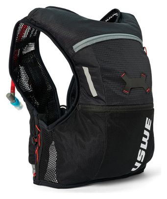 Uswe Rush 8L Hydration Vest, Black/Gray