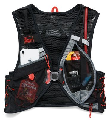 Uswe Rush 8L Hydration Vest, Black/Gray