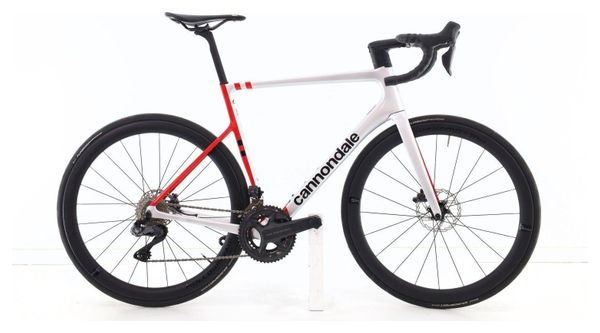 Produit reconditionné · Cannondale Supersix Evo Carbone Di2 12V · Blanc / Vélo de route / Cannondale | Bon état