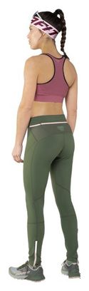 Mallas largas térmicas Dynafit Winter Running caqui para mujer