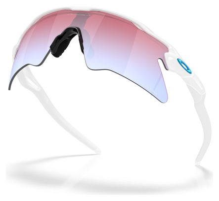 Oakley Radar EV Heater-zonnebril, Polished White/Prizm Snow Sapphire/OO9541-0537