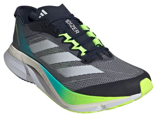 adidas Adizero Boston 12 Hardloopschoenen Blauw/Groen Heren