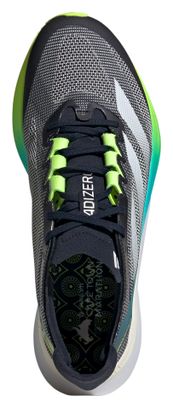 Chaussures Running adidas Adizero Boston 12 Bleu/Vert Homme