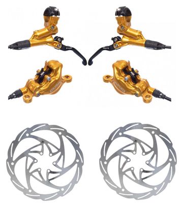 Formula Disc Brake Pair Cura (disc 160mm) Gold 2019