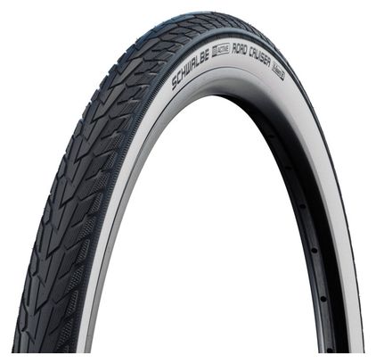 Pneumatico Schwalbe Road Cruiser 24'' Tubetype Rigid KGuard Green Compound Whitewall sidewalls