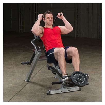 Machine à Abdominaux Fitness Body-Solid réglable acier