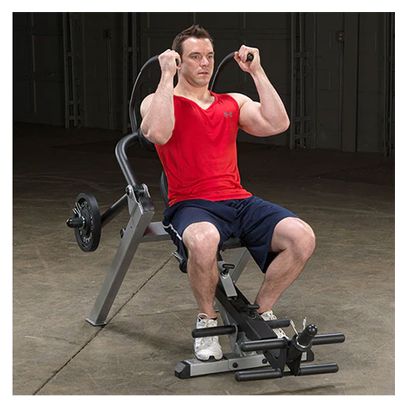 Machine à Abdominaux Fitness Body-Solid réglable acier