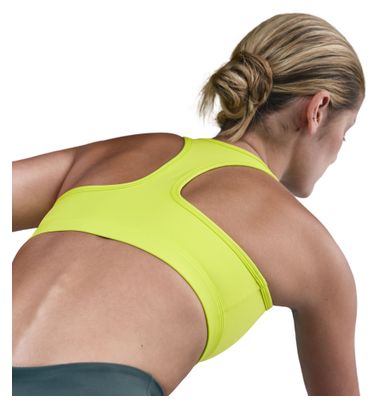 Nike Swoosh Normal Support Bra Yellow Women