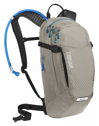 Mochila de hidratación MULE Camelbak 12L con bolsa de agua de 3L Gris