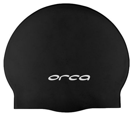 Orca Silicone Swimcap Black