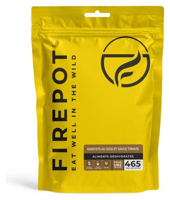Comida liofilizada Firepot: alubias con soja y salsa de tomate - 135 g