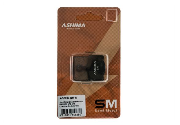 ASHIMA MAGURA MT2 / MT4 / MT6 / MT8 Semi-Metal Brake Pads