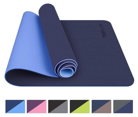 Tapis de Yoga  Tapis Gym  Couleur Bleu  183x61x0.6 cm  Tapis de Sol pour Sport  Fitness
