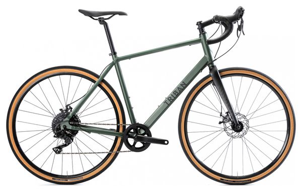 Vélo de Gravel TRIBAN GRVL 120 microSHIFT 10V Vert