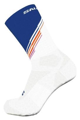 Salomon Galaxy Pulse Socken Weiß Blau Unisex
