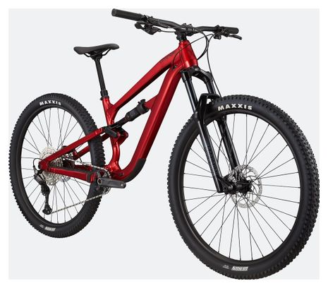 VTT Tout-Suspendu Cannondale Habit 4 Shimano Deore 12V 29'' Rouge Candy