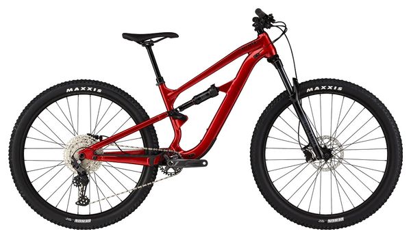 VTT Tout-Suspendu Cannondale Habit 4 Shimano Deore 12V 29'' Rouge Candy