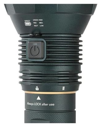 Lampe de poche Mactronic Blitz K12 Projecteur haute Puissance - 11600 lumens-Noir