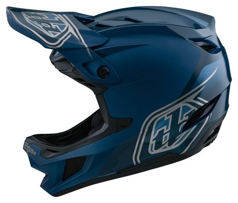 Casque Intégral Troy Lee Designs D4 Polyacrylite Mips Bleu