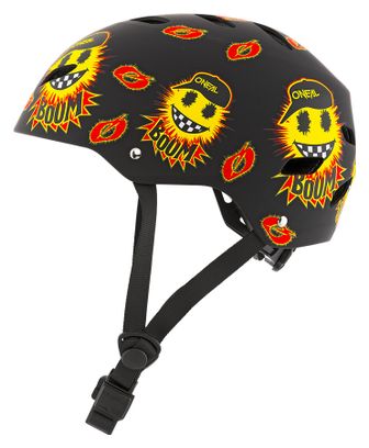 O'Neal Children's Dirt Lid Emoji Helmet Black / Yellow
