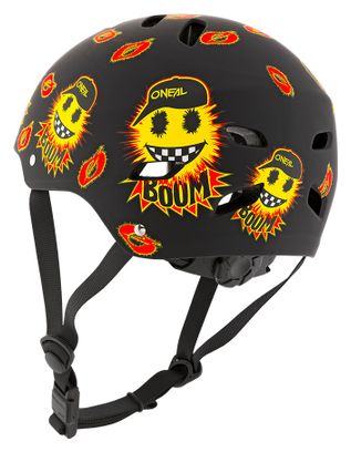 O'Neal Children's Dirt Lid Emoji Helmet Black / Yellow