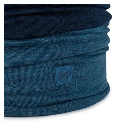 Tour de Cou Buff Merino Move Solid Bleu