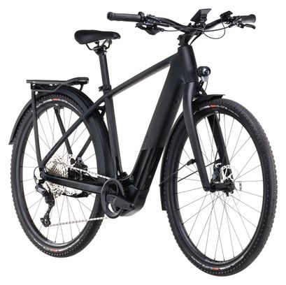 Cube Kathmandu Hybrid C:62 SLX 400X Bicicletta ibrida elettrica Shimano Deore 12S 400 Wh 700 mm Grigio carbonio Nero 2025
