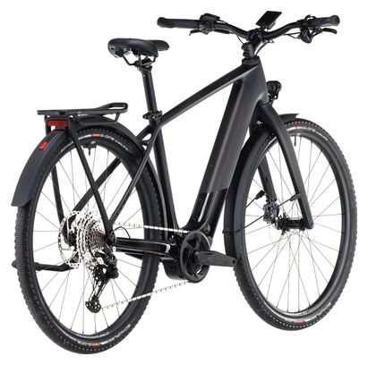Cube Kathmandu Hybrid C:62 SLX 400X Bicicletta ibrida elettrica Shimano Deore 12S 400 Wh 700 mm Grigio carbonio Nero 2025