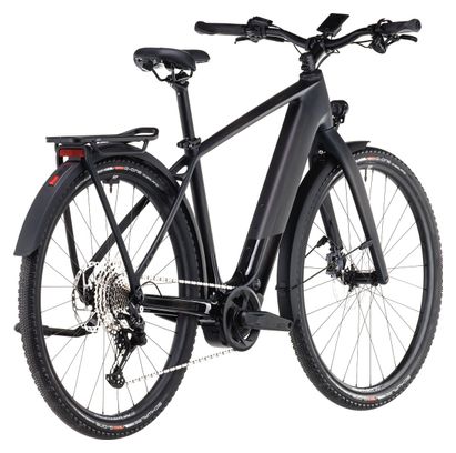 VTC Électrique Cube Kathmandu Hybrid C:62 SLX 400X Shimano Deore 12V 400 Wh 700 mm Gris Carbon Noir 2025