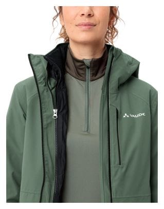 Women's 3-in-1 Jacket Vaude Elope II Green