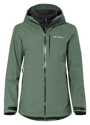 Women's 3-in-1 Jacket Vaude Elope II Green
