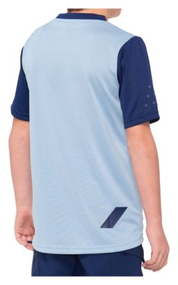 Maglia manica corta bambino 100% Ridecamp Blu