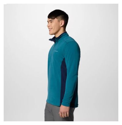 Heren Columbia 1/2 Zip Klamath Range II Fleec Blue