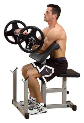 Banc à biceps Fitness Powerline réglable acier
