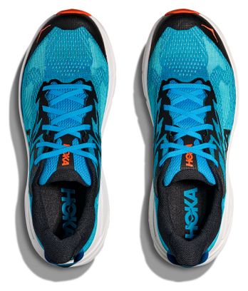 Hoka Challenger 8 Blue/Orange Men's Trail Shoes