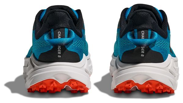 Hoka Challenger 8 Blue/Orange Men's Trail Shoes