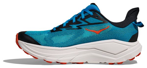 Hoka Challenger 8 Blue/Orange Men's Trail Shoes