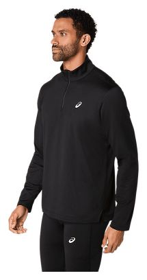 Asics Core Winter Nero Uomo 1/2 Zip Thermal Top