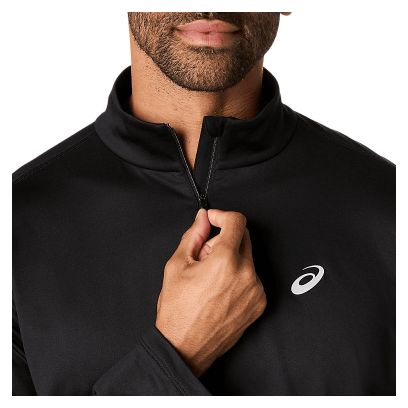 Asics Core Winter Nero Uomo 1/2 Zip Thermal Top