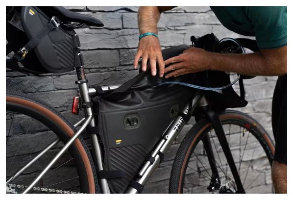 Borsa manubrio biciclette 5L con adattatore bici elettriche, cestino