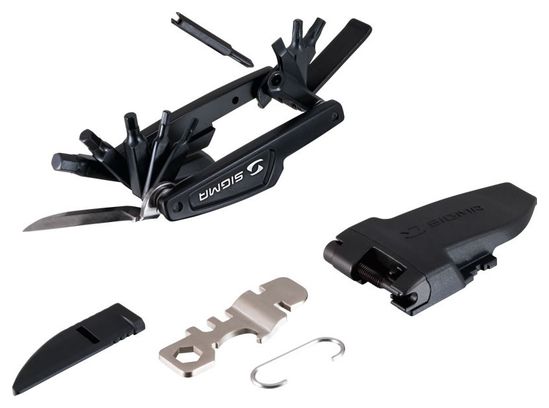 Multi-Outils Sigma Pocket Tool Large (22 Fonctions) Noir