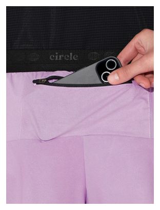Pantaloncini Circle Legend Race viola da donna
