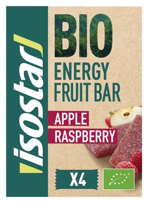 Biologische Isostar Frambozen Fruit Paste 4X25G