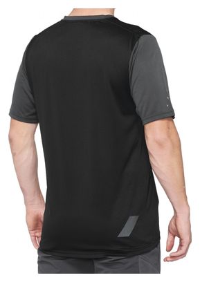 Ridecamp 100% Short Sleeve Jersey Black / Charcoal Grey