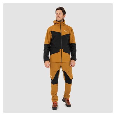 Salewa Puez Warm Cargo Softshell Pants Brown