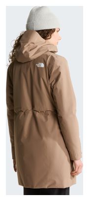 Parka The North Face Hikesteller beige para mujer