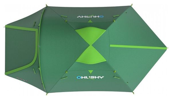 Husky Bison 4 Plus - tente classique - 4 personnes - Vert